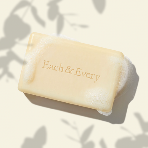 Each & Every logo on bar of soap